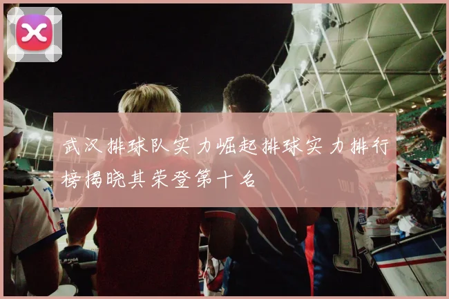 武汉排球队实力崛起排球实力排行榜揭晓其荣登第十名